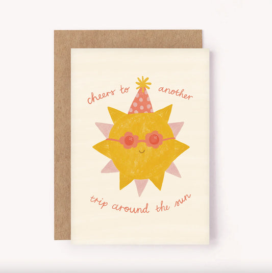Lauren Sissons Studio - Another Trip Around the Sun Birthday Card