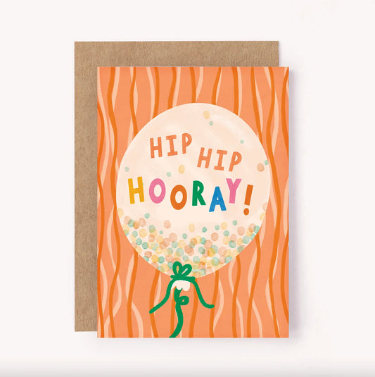 Lauren Sissons Studio - Hip Hip Hooray Birthday Card