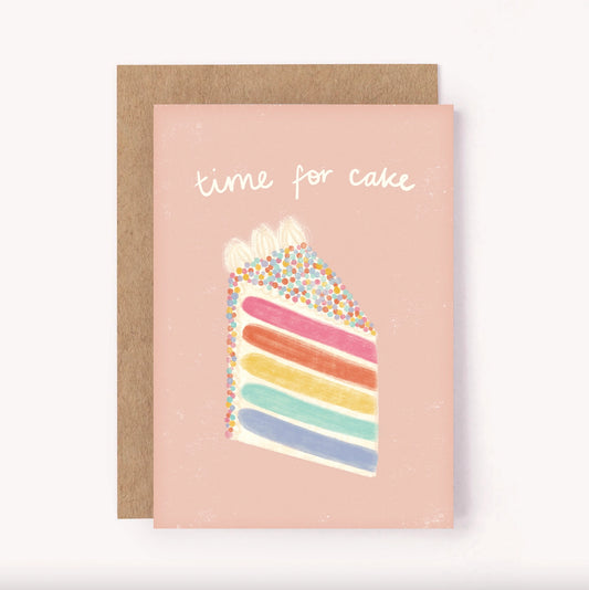 Lauren Sissons Studio - Time for Cake Birthday Card