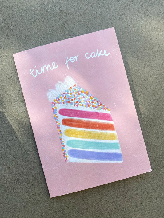 Lauren Sissons Studio - Time for Cake Birthday Card