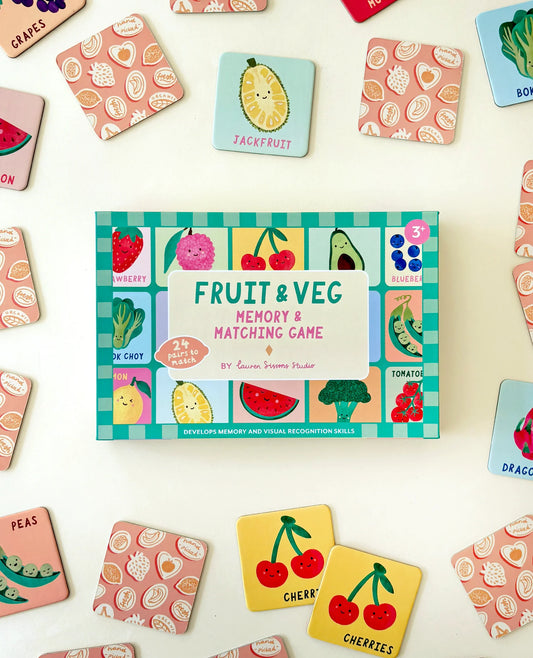 Lauren Sissons Studio - Fruit and Veg Matching Game