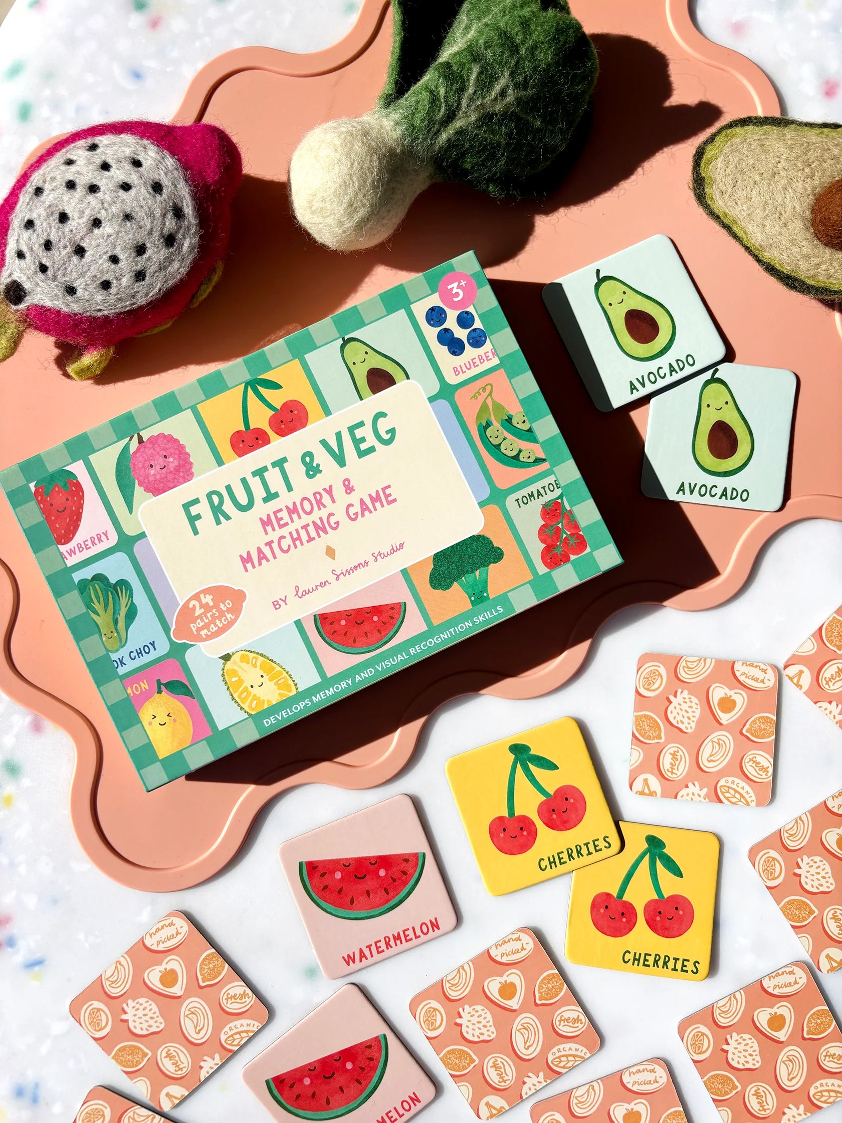 Lauren Sissons Studio - Fruit and Veg Matching Game