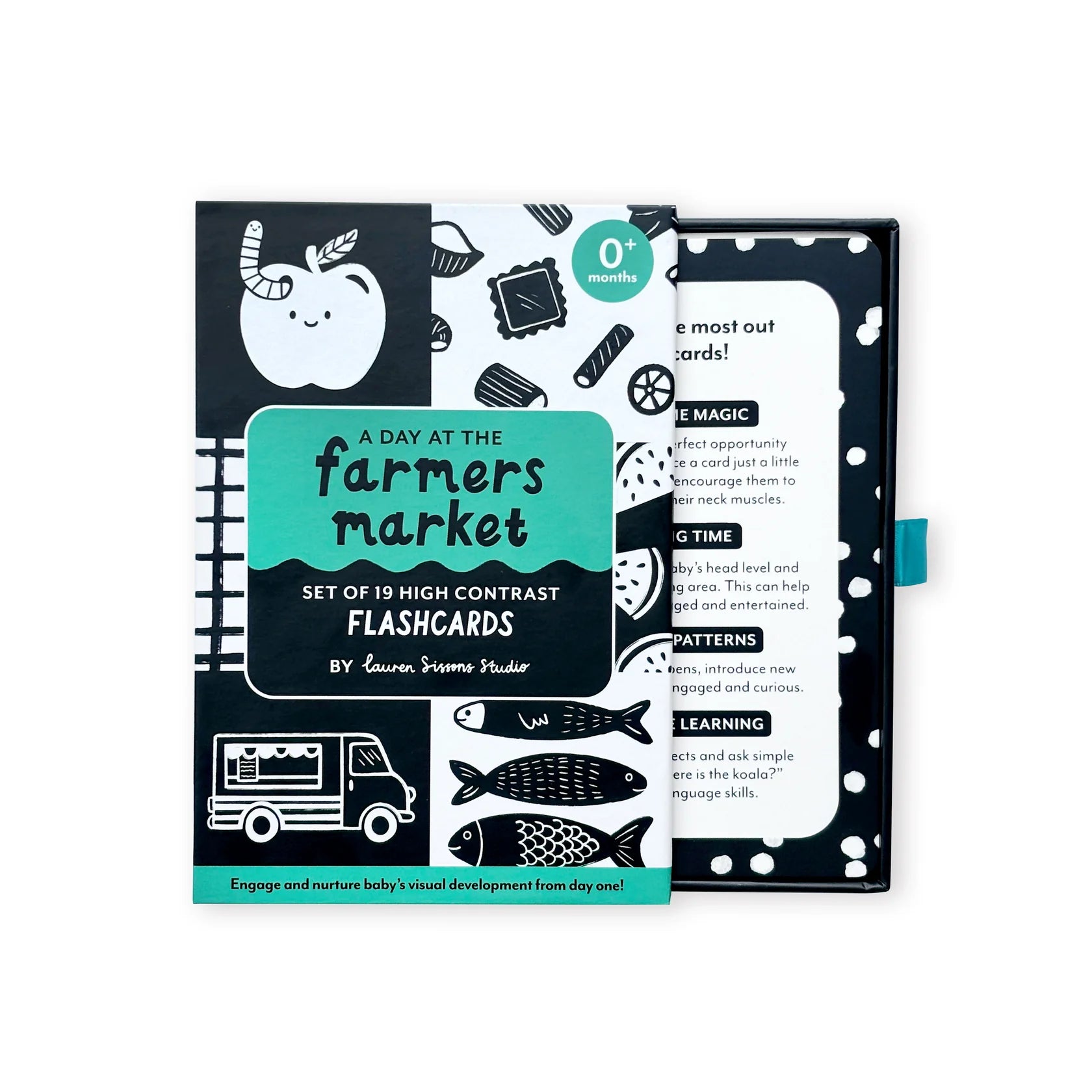 Lauren Sissons Studio - High Contrast Flashcards for Baby