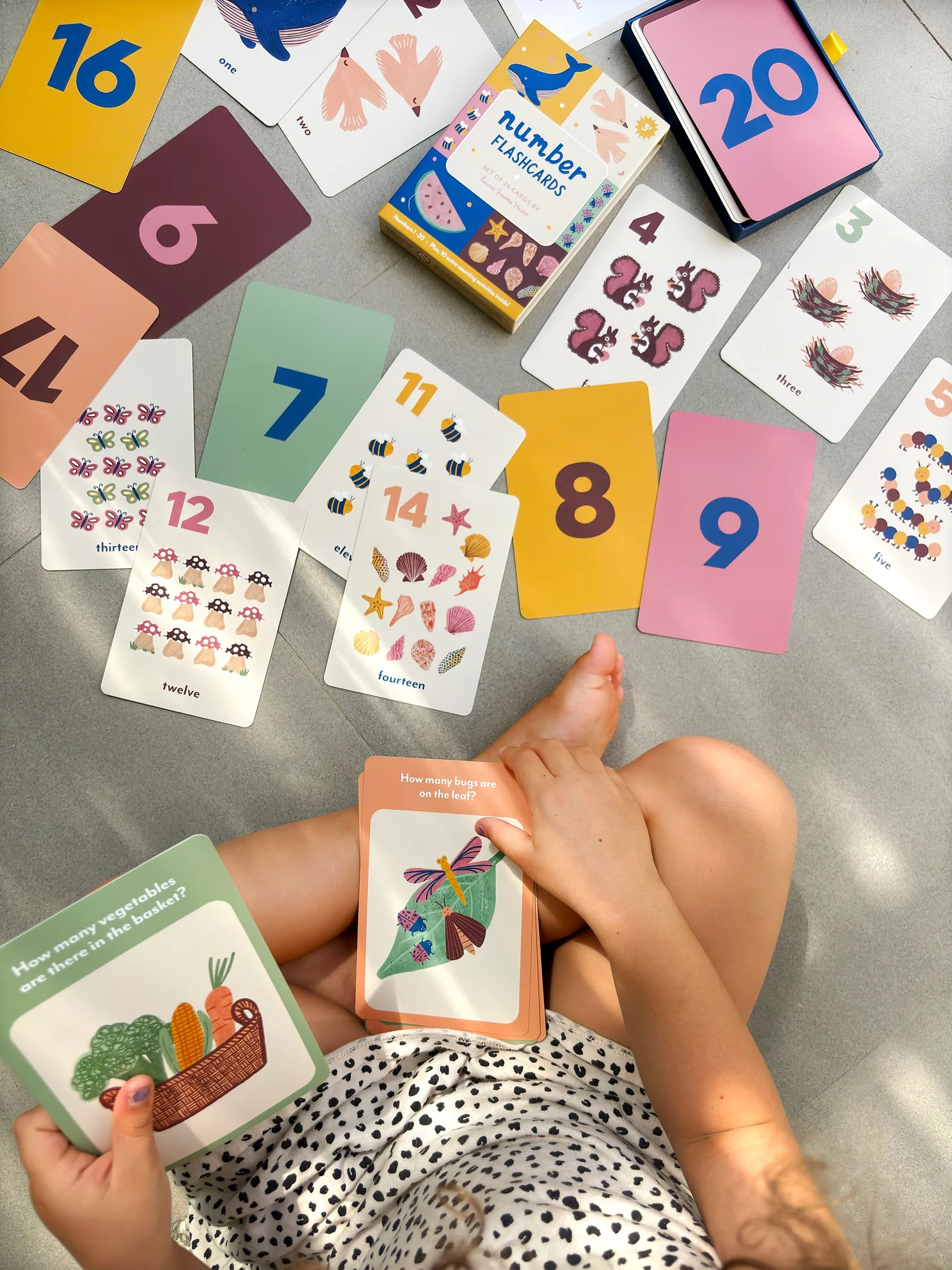Lauren Sissons Studio - Illustrated Number Flashcards