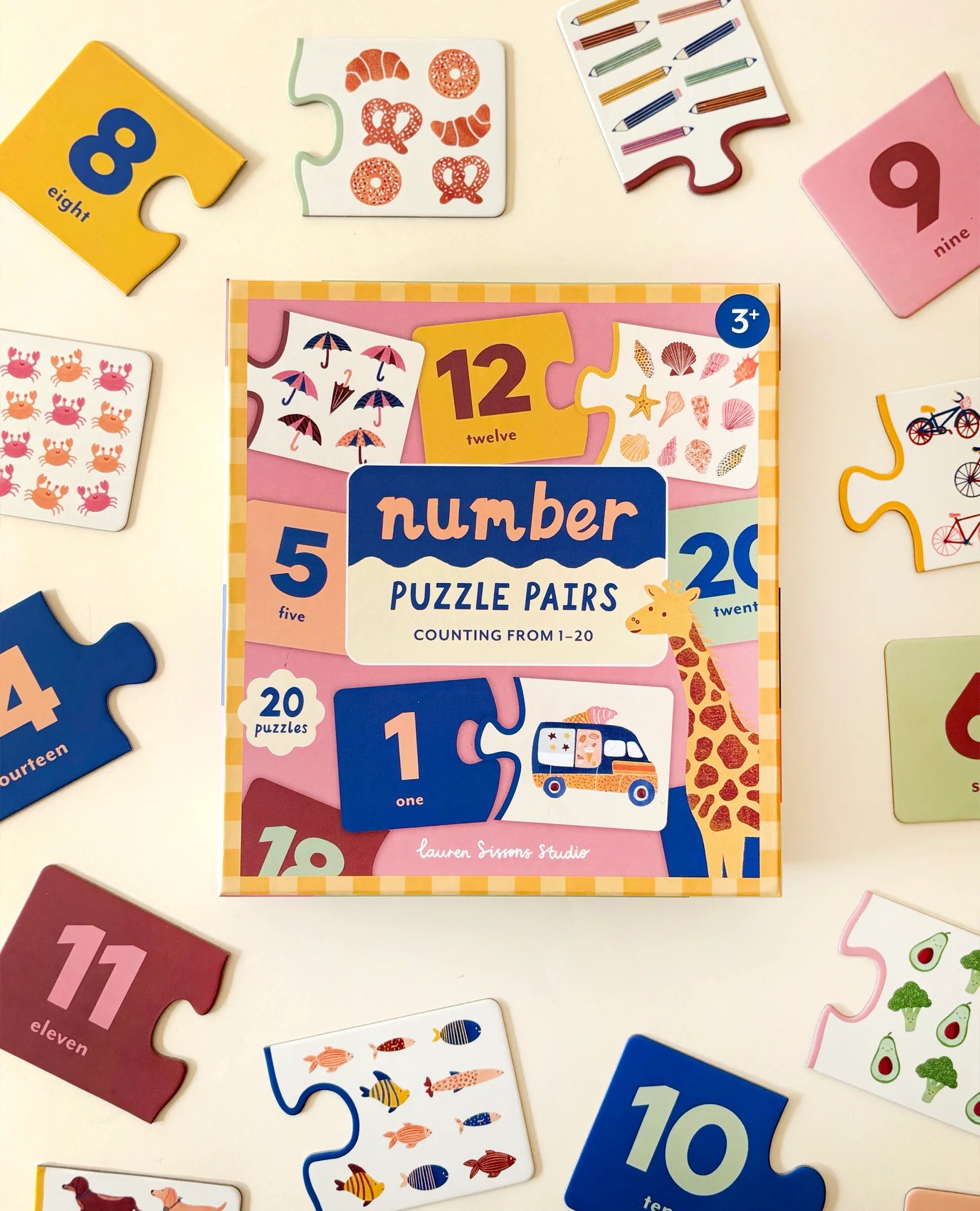 Lauren Sissons Studio - Number Puzzle Pairs