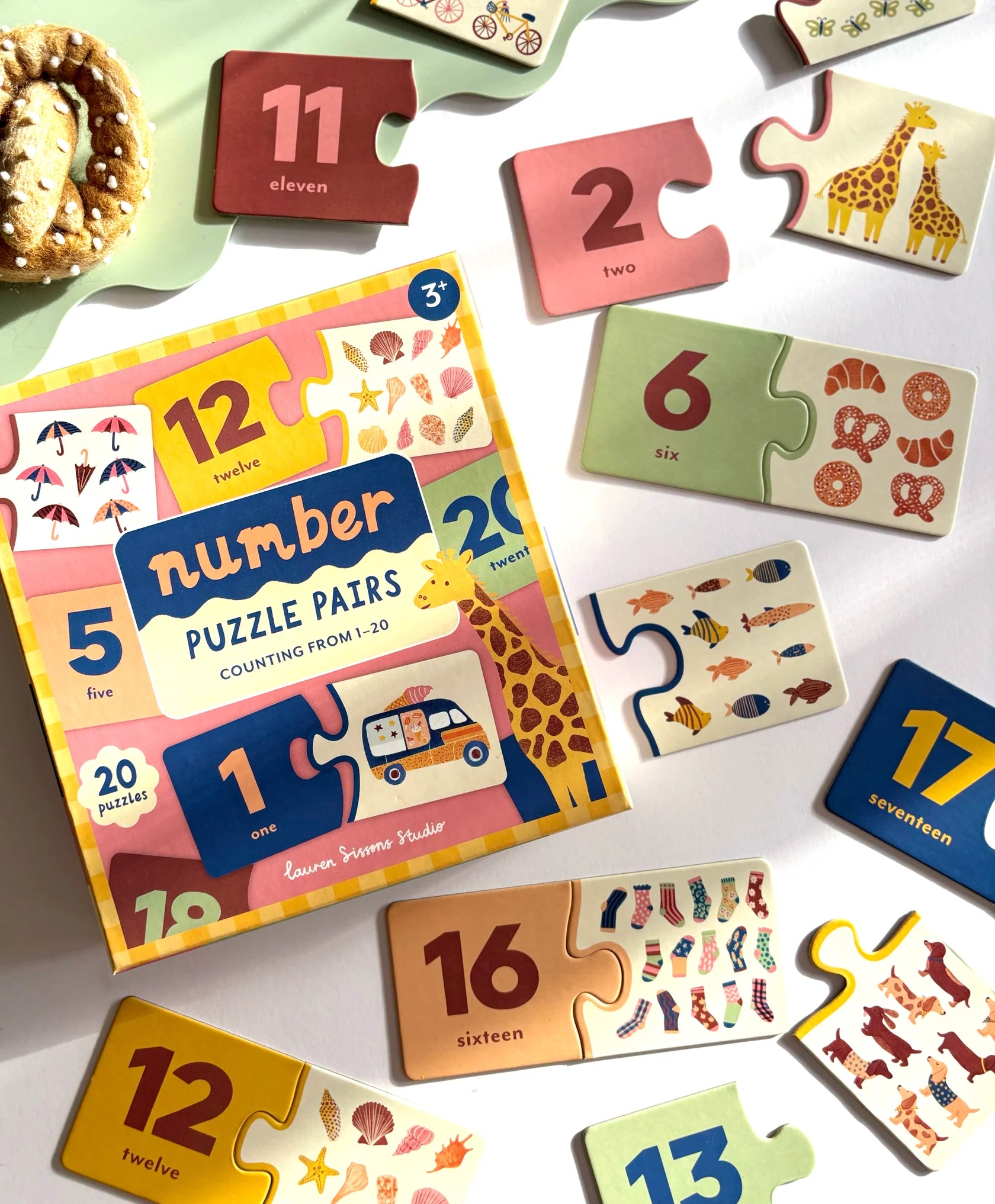 Lauren Sissons Studio - Number Puzzle Pairs