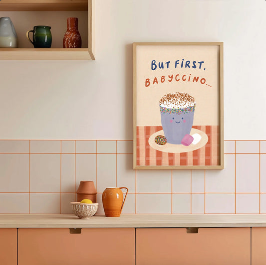Lauren Sissons Studio - Babyccino Art Print