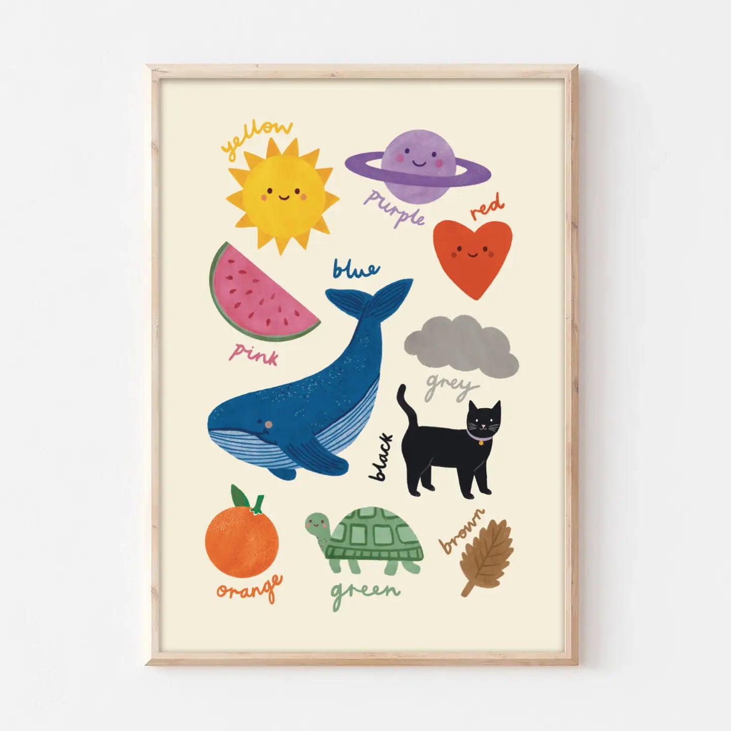Lauren Sissons Studio - Colours Educational Art Print