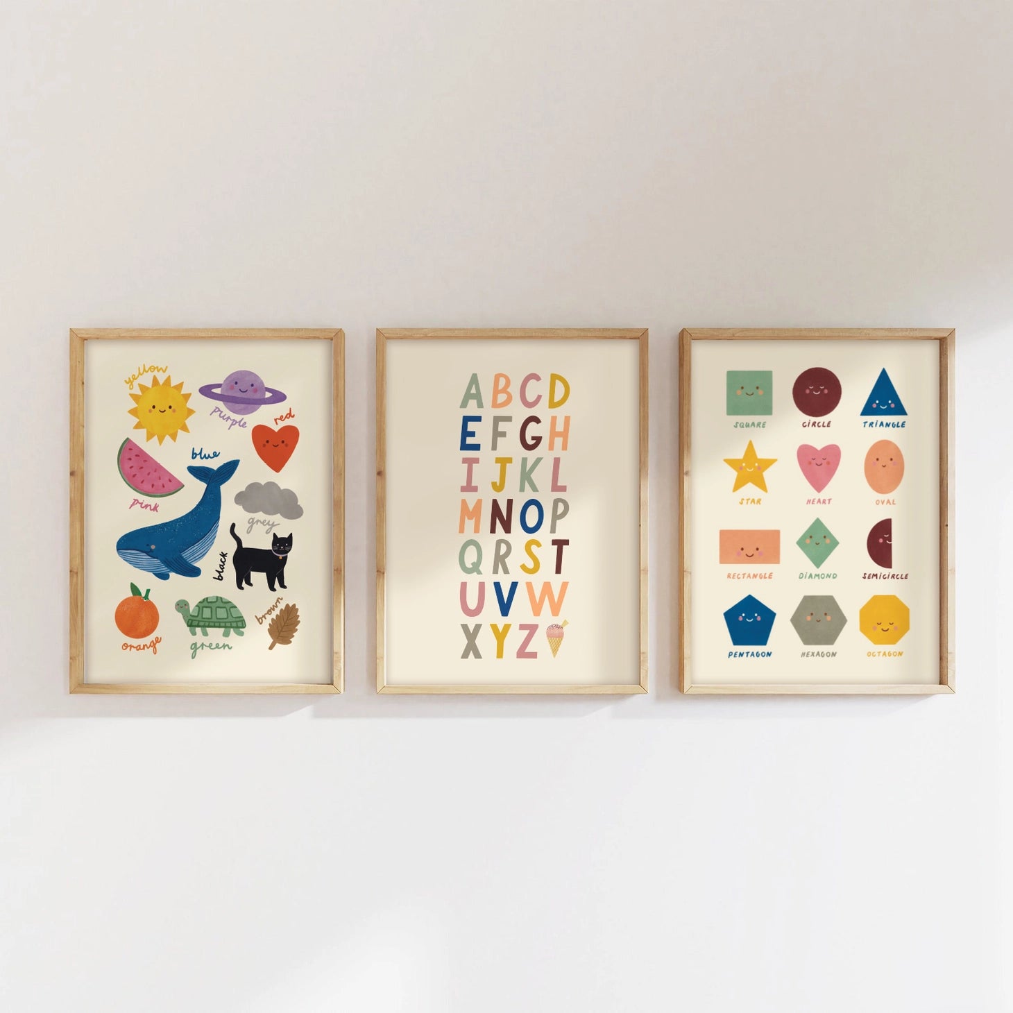 Lauren Sissons Studio - Colours Educational Art Print