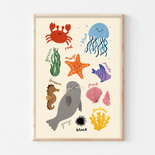 Lauren Sissons Studio - Colours Underwater Art Print