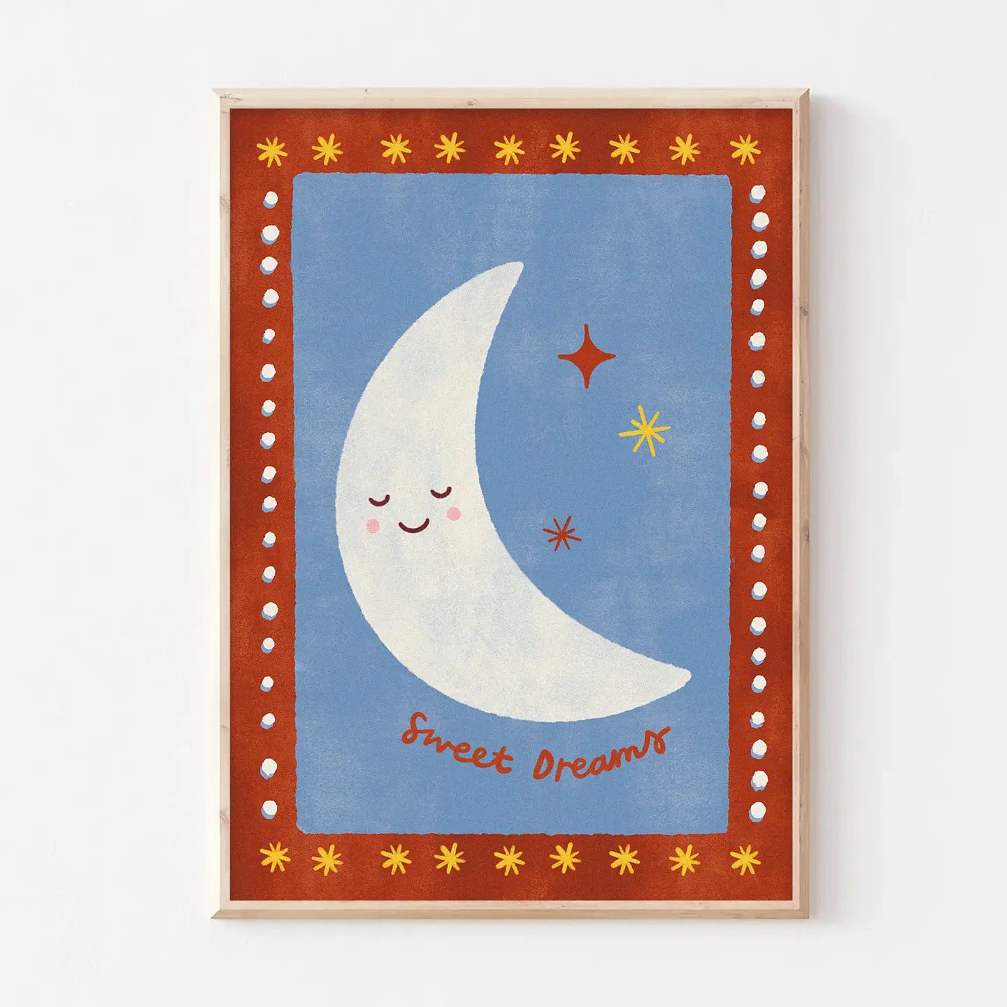 Lauren Sissons Studio - Sweet Dreams Moon Art Print