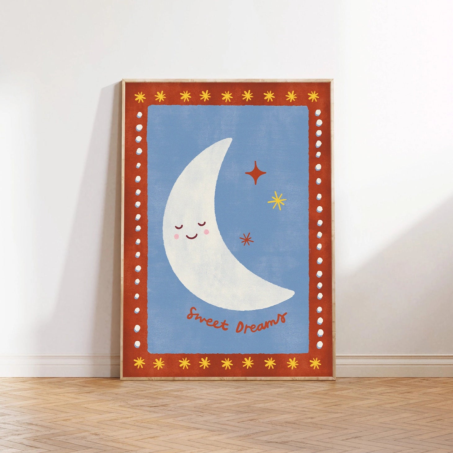 Lauren Sissons Studio - Sweet Dreams Moon Art Print