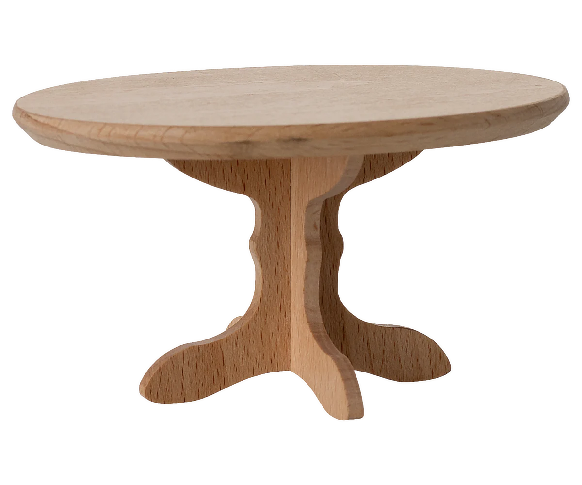 Maileg - Oval Dining Table for Mouse Natural