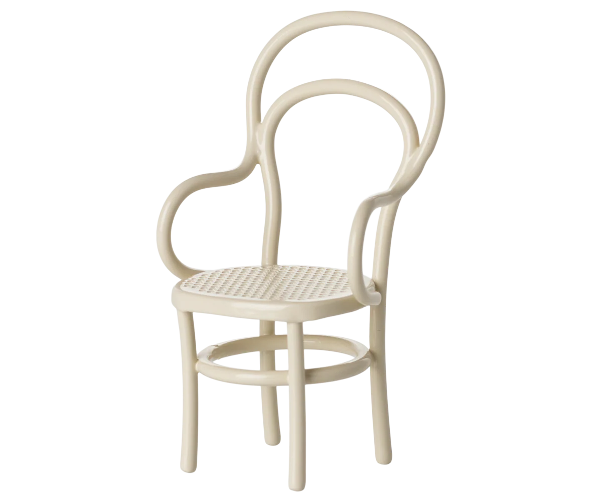 Maileg - Vintage Chair for Mouse Off White