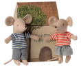 Load image into Gallery viewer, Maileg - LouiMax and Stella Little Brother and Sister Mice
