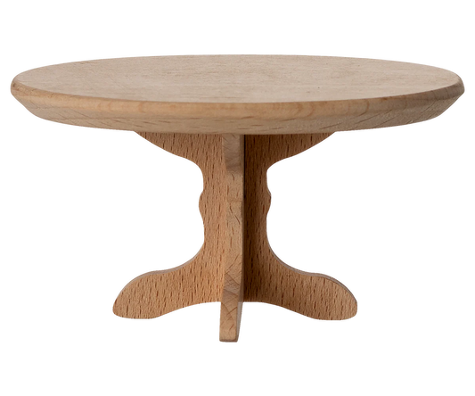 Maileg - Oval Coffee Table for Mouse Natural