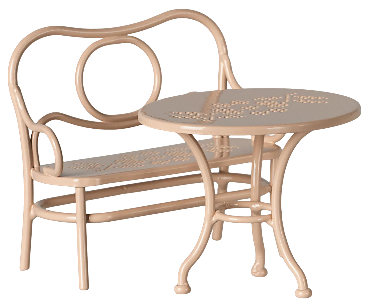 Maileg - Cafe Set for Mouse Big Pale Pink