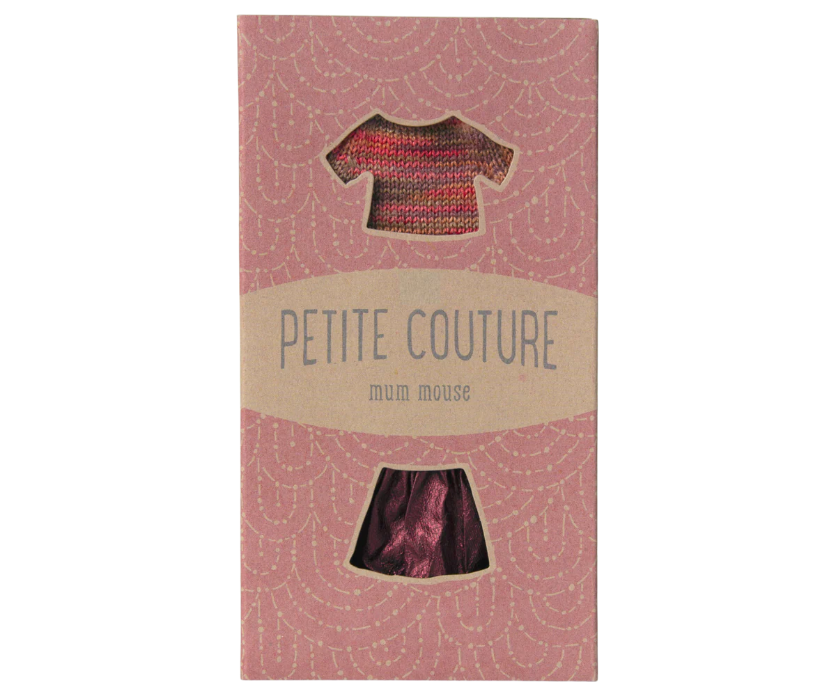 Maileg - Skirt and Knitted Blouse for Mum Mouse