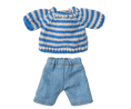 Load image into Gallery viewer, Maileg - Knitted Sweater and Pants for Big Brother Mouse
