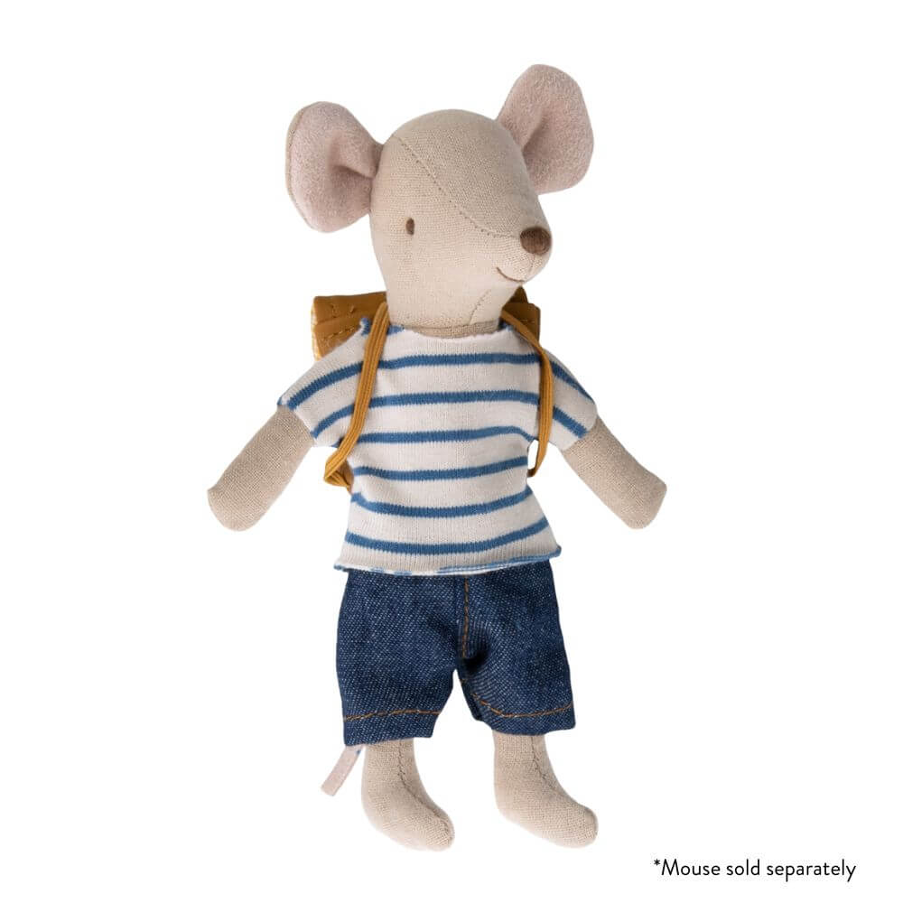 Maileg - Clothes and Bag for Big Brother Mouse