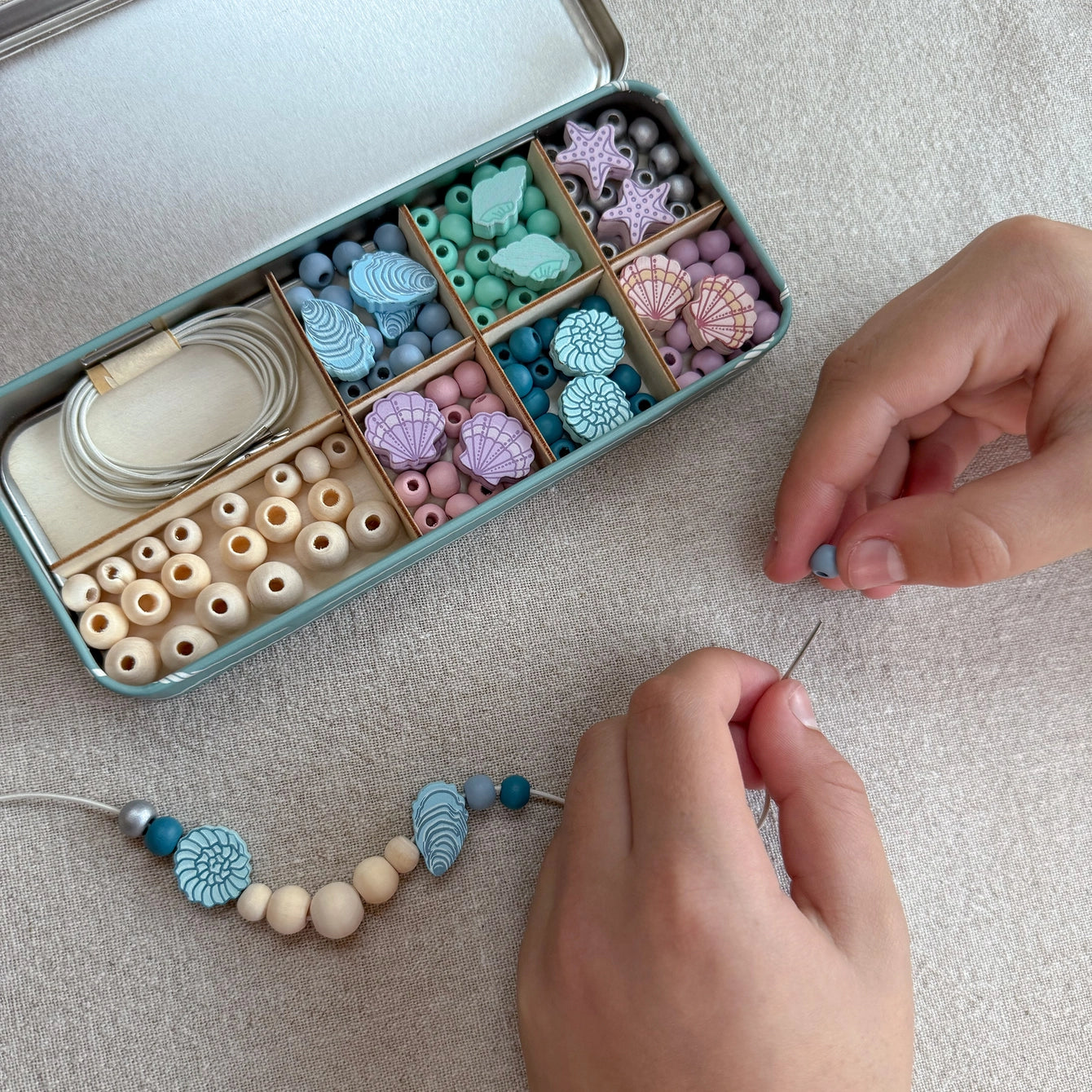 Cotton Twist - Seashells Beading Kit