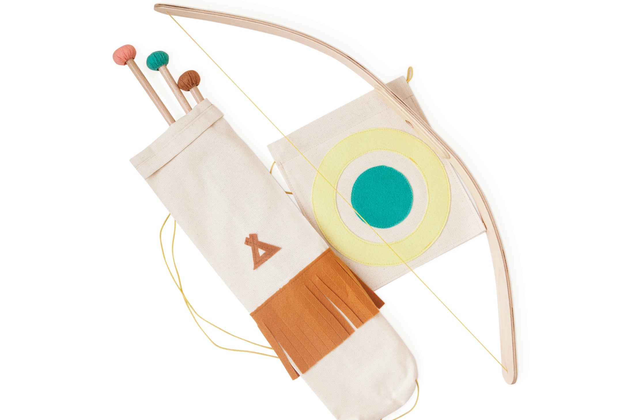 Babai - Bow and Arrows Wooden Cotton Set with a Goal