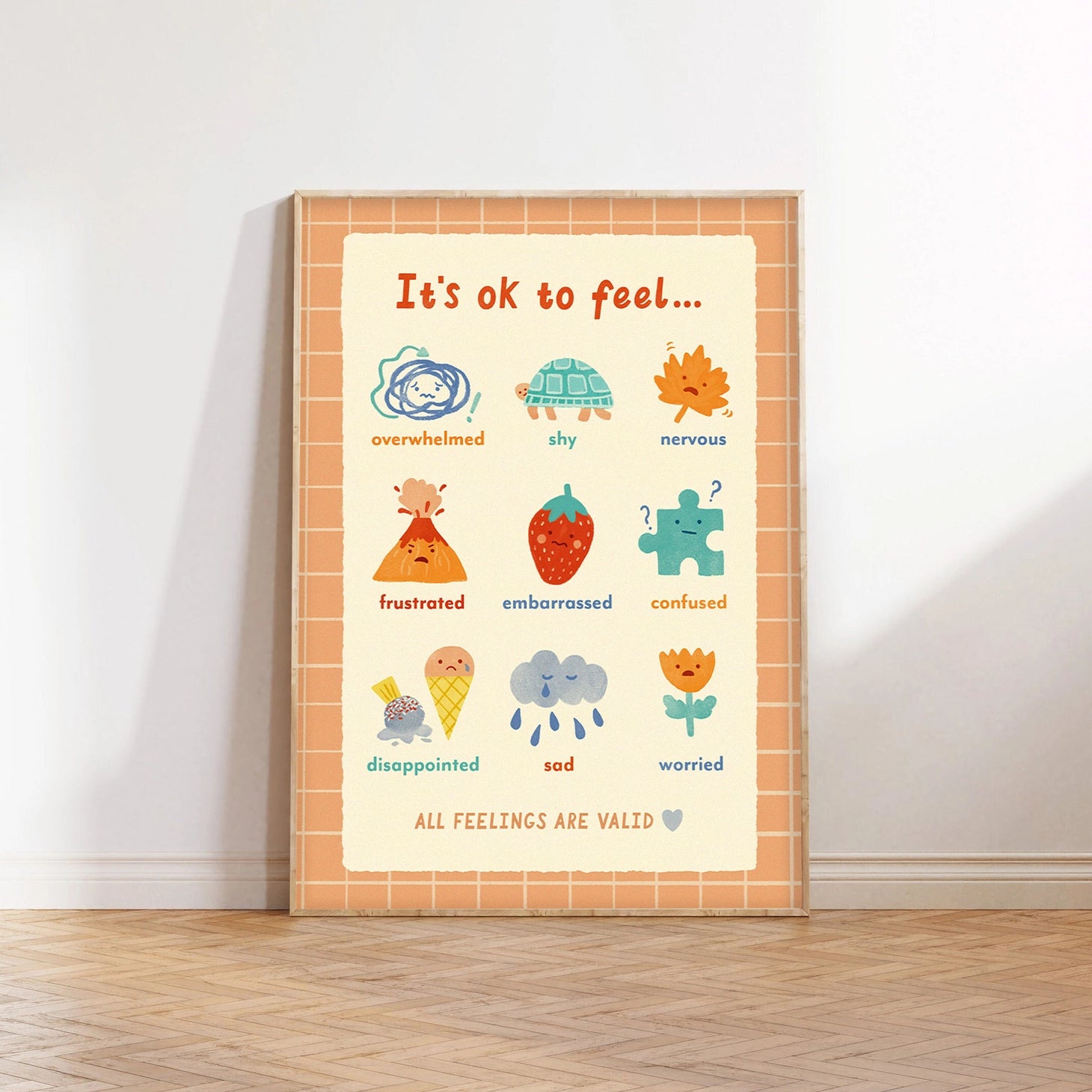Lauren Sissons Studio - It’s OK to Feel Art Print