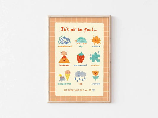 Lauren Sissons Studio - It’s OK to Feel Art Print