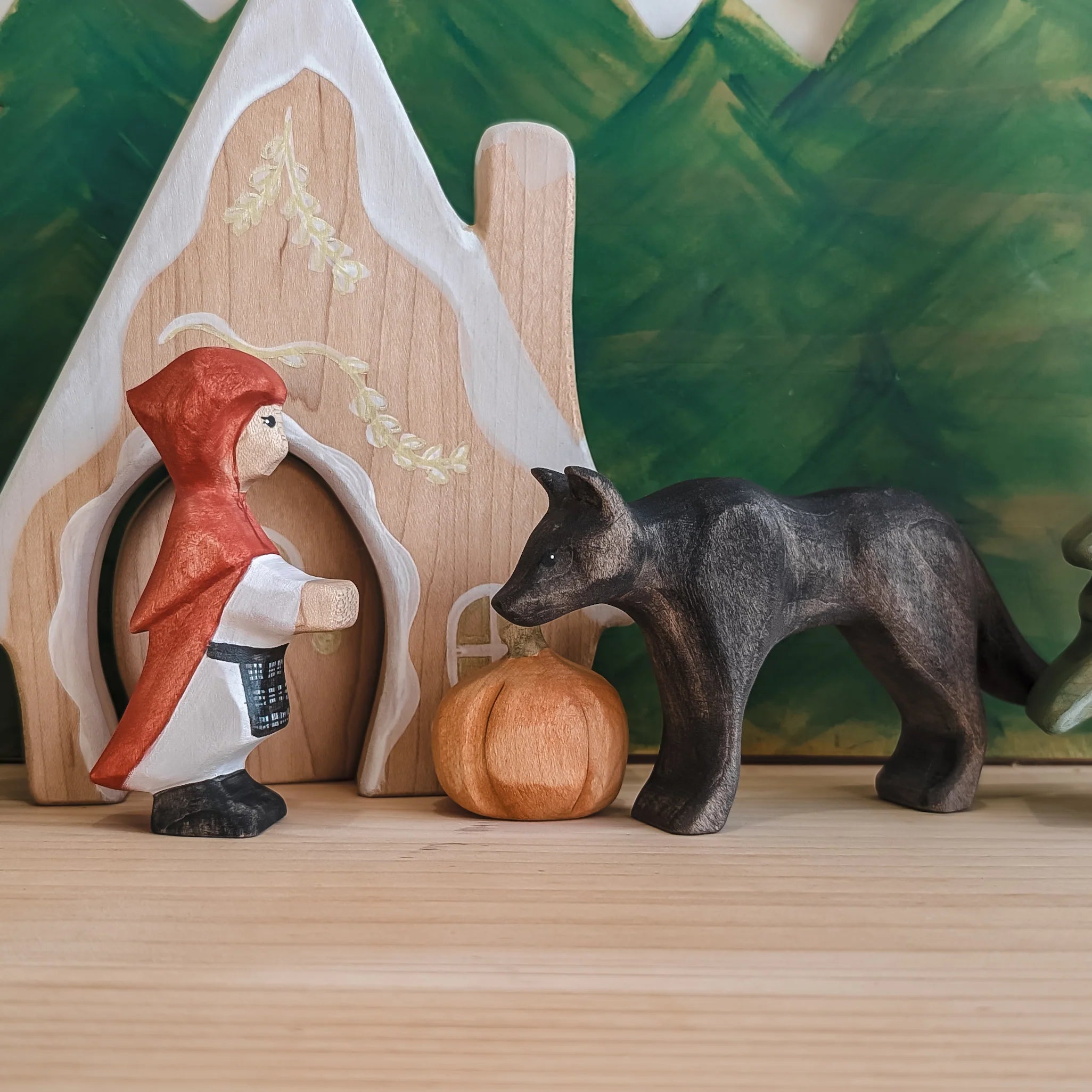 NOM Handcrafted - Red Riding Hood with Basket