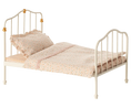 Load image into Gallery viewer, Maileg - Vintage Double Bed for Mouse Off-White ONLINE ONLY
