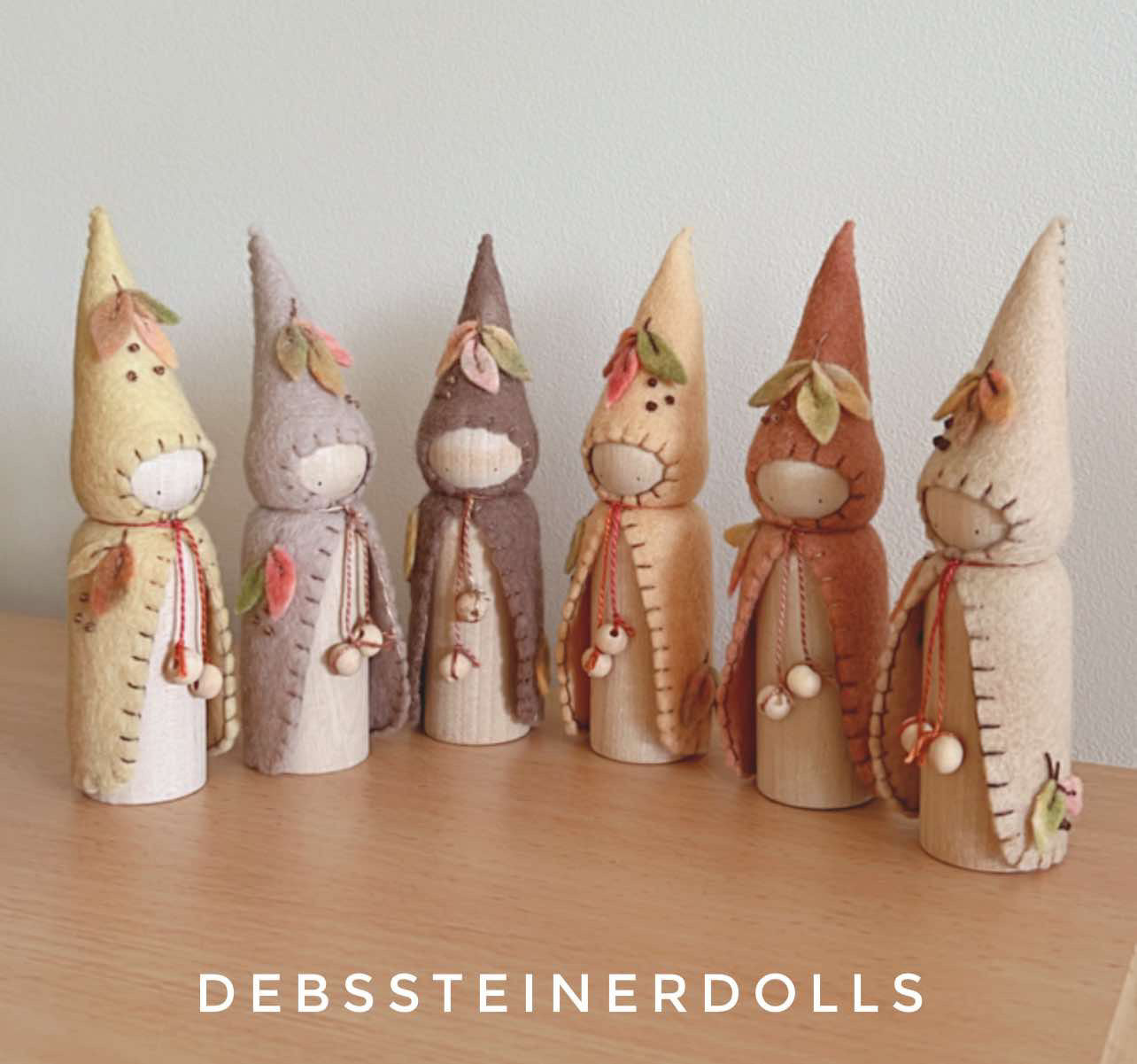Deb’s Steiner Dolls - Autumn Leaf Gnome Large