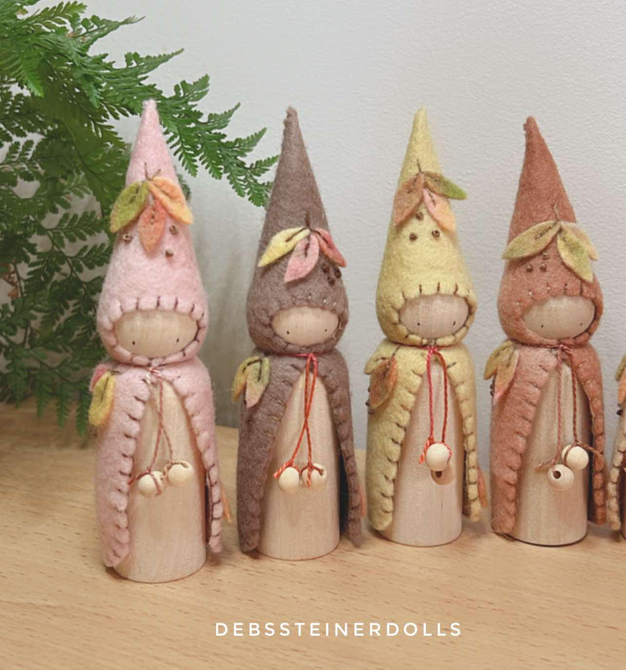 Deb’s Steiner Dolls - Autumn Leaf Gnome Large