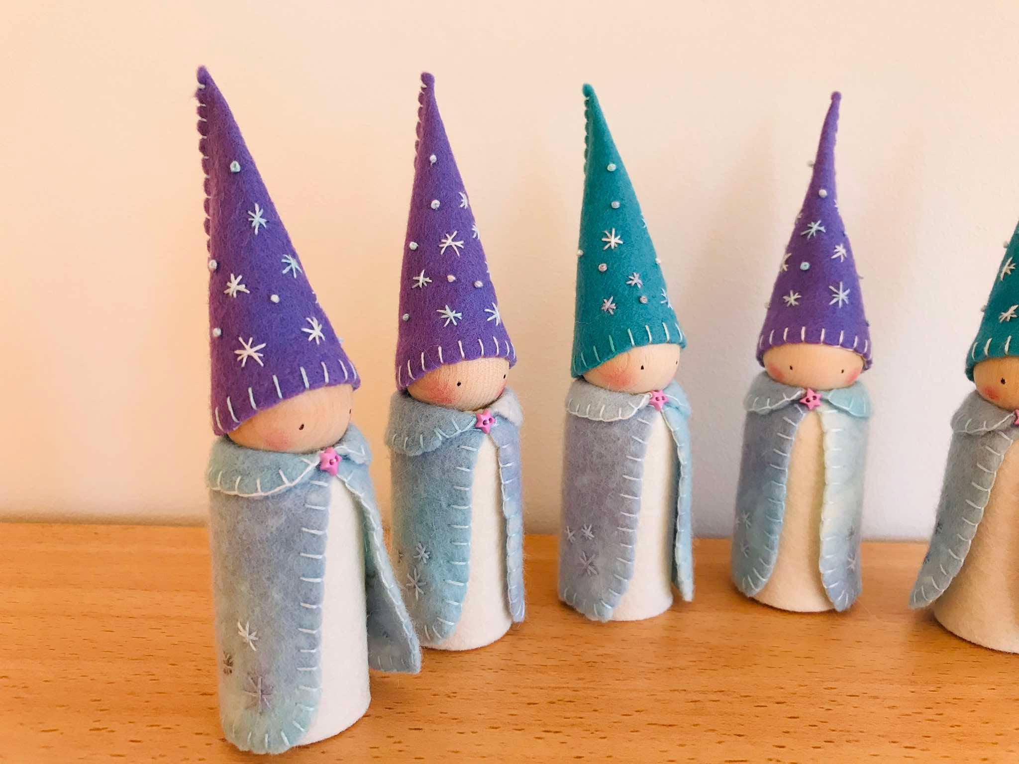 Deb’s Steiner Dolls - Winter King Gnome Large