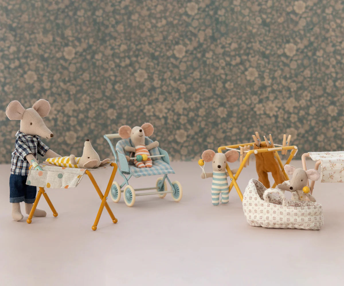 Maileg Nursery Table for Baby Mouse Ocher - Cheeky Junior