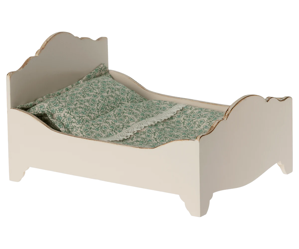 Maileg Wooden Bed Mouse - Cheeky Junior
