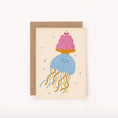 Load image into Gallery viewer, Lauren Sissons Studio - Jellyfish Mini Birthday Card
