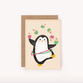 Load image into Gallery viewer, Lauren Sissons Studio - Penguin Mini Birthday Card
