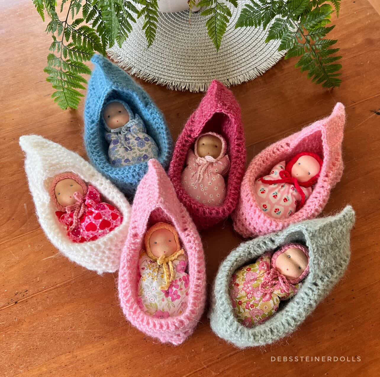 Deb’s Steiner Dolls - Cradle Baby Set