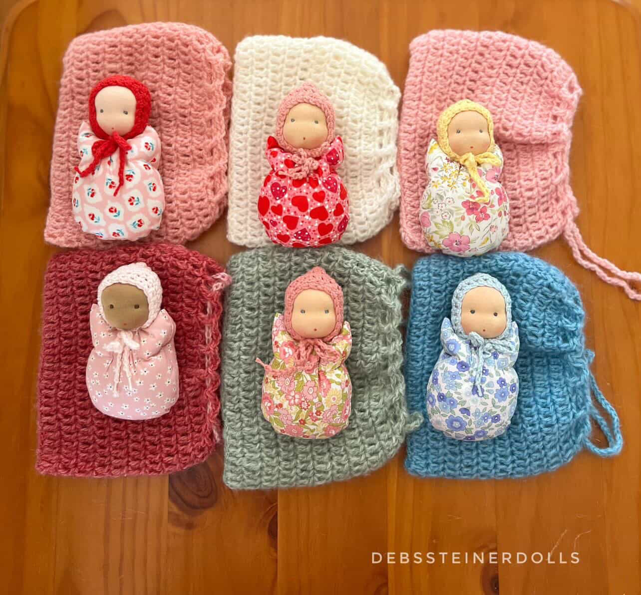 Deb’s Steiner Dolls - Cradle Baby Set