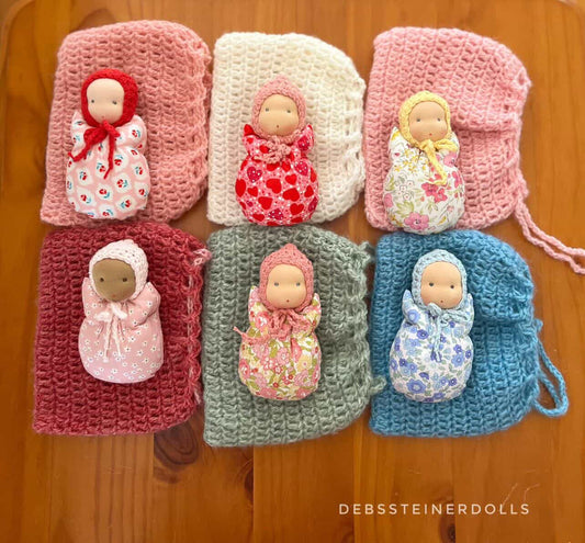Deb’s Steiner Dolls - Cradle Baby Set