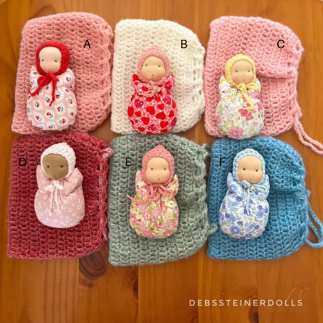 Deb’s Steiner Dolls - Cradle Baby Set