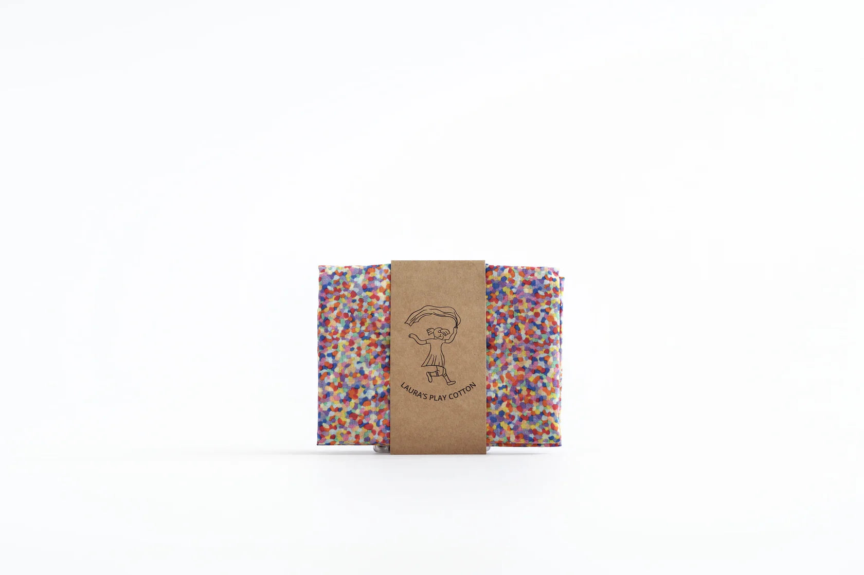 Laura’s Play Cotton - Super Confetti Rainbow 90cm x 90cm