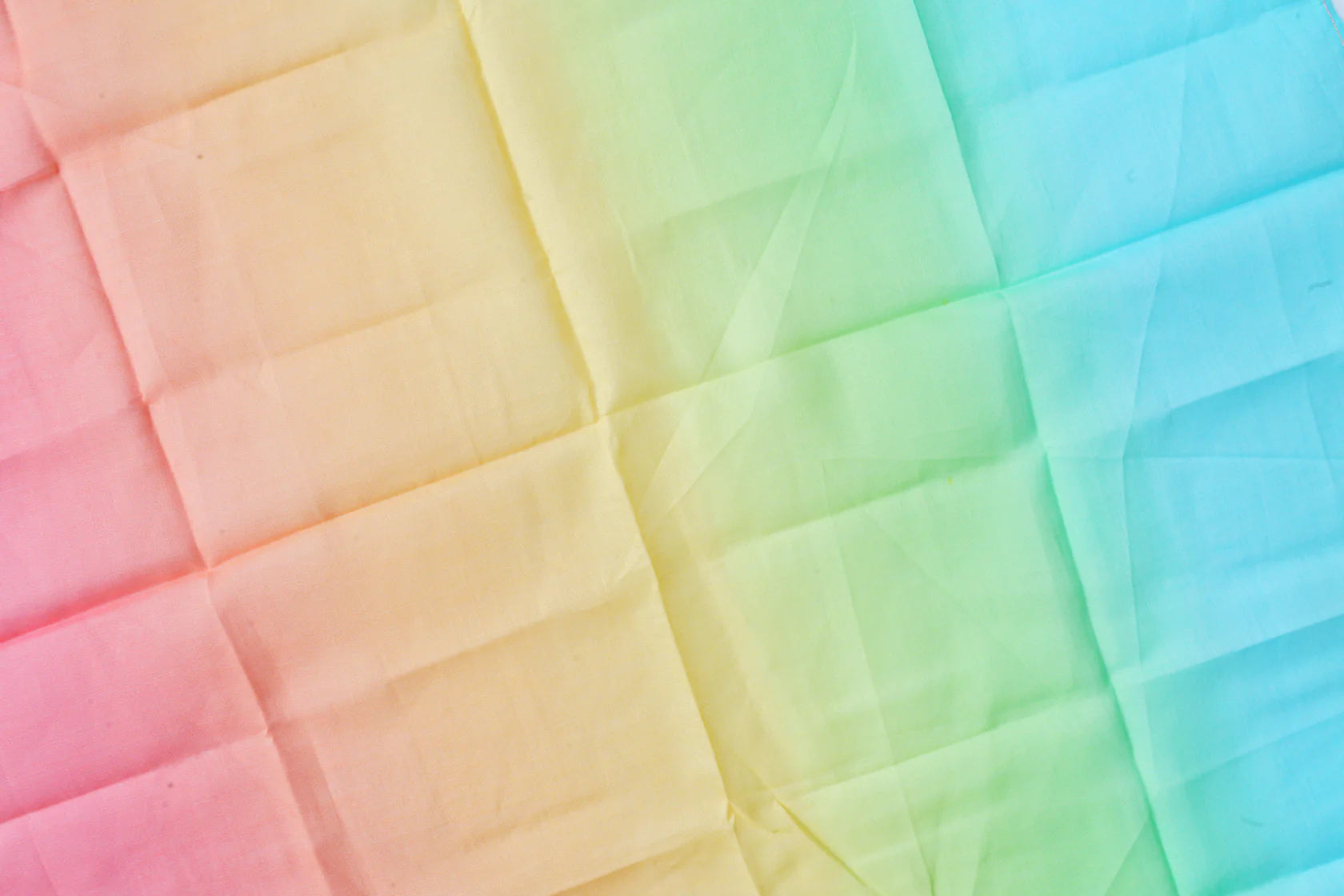 Laura’s Play Cotton - Pastel Rainbow 90cm x 90cm