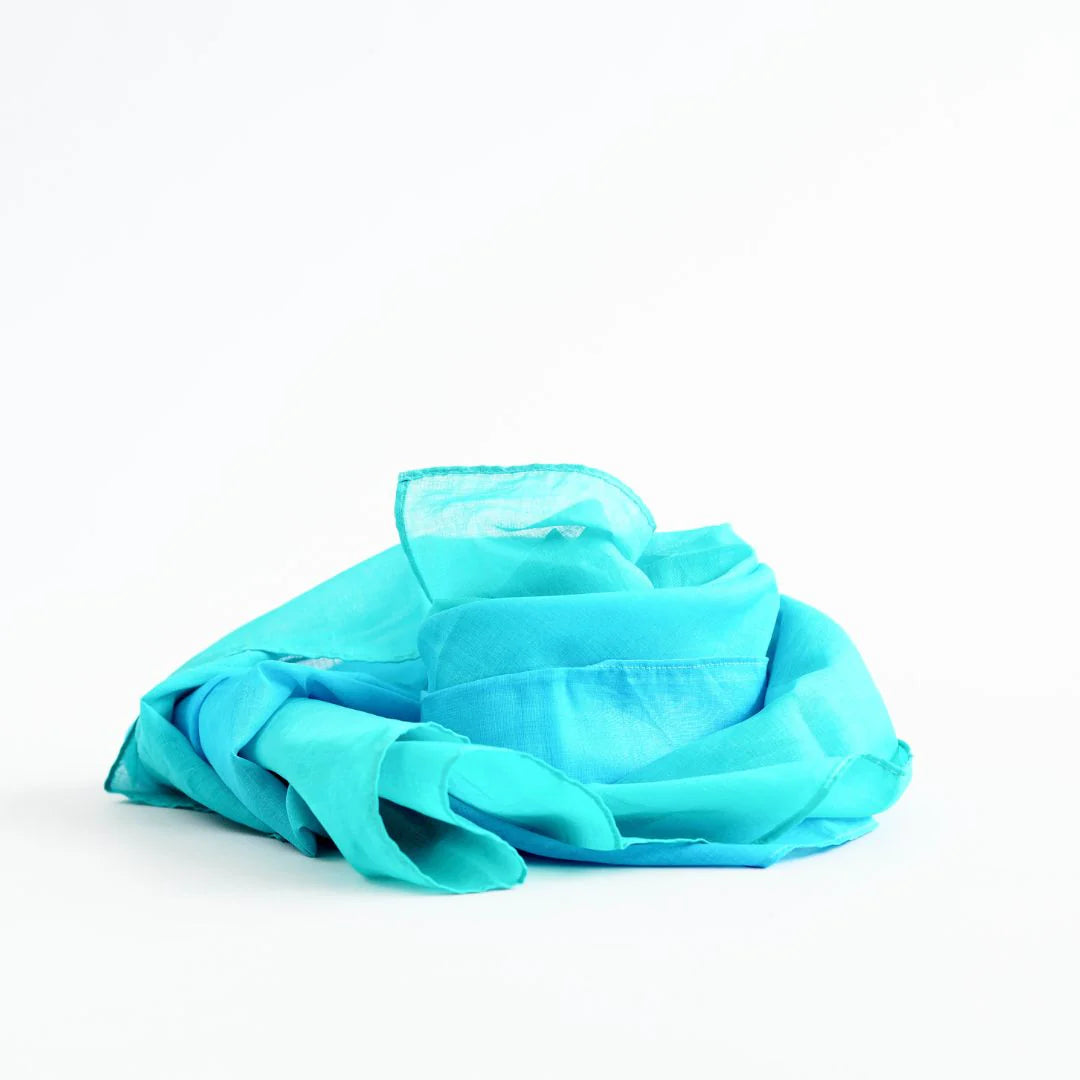 Laura’s Play Cotton - Water 90cm x 90cm