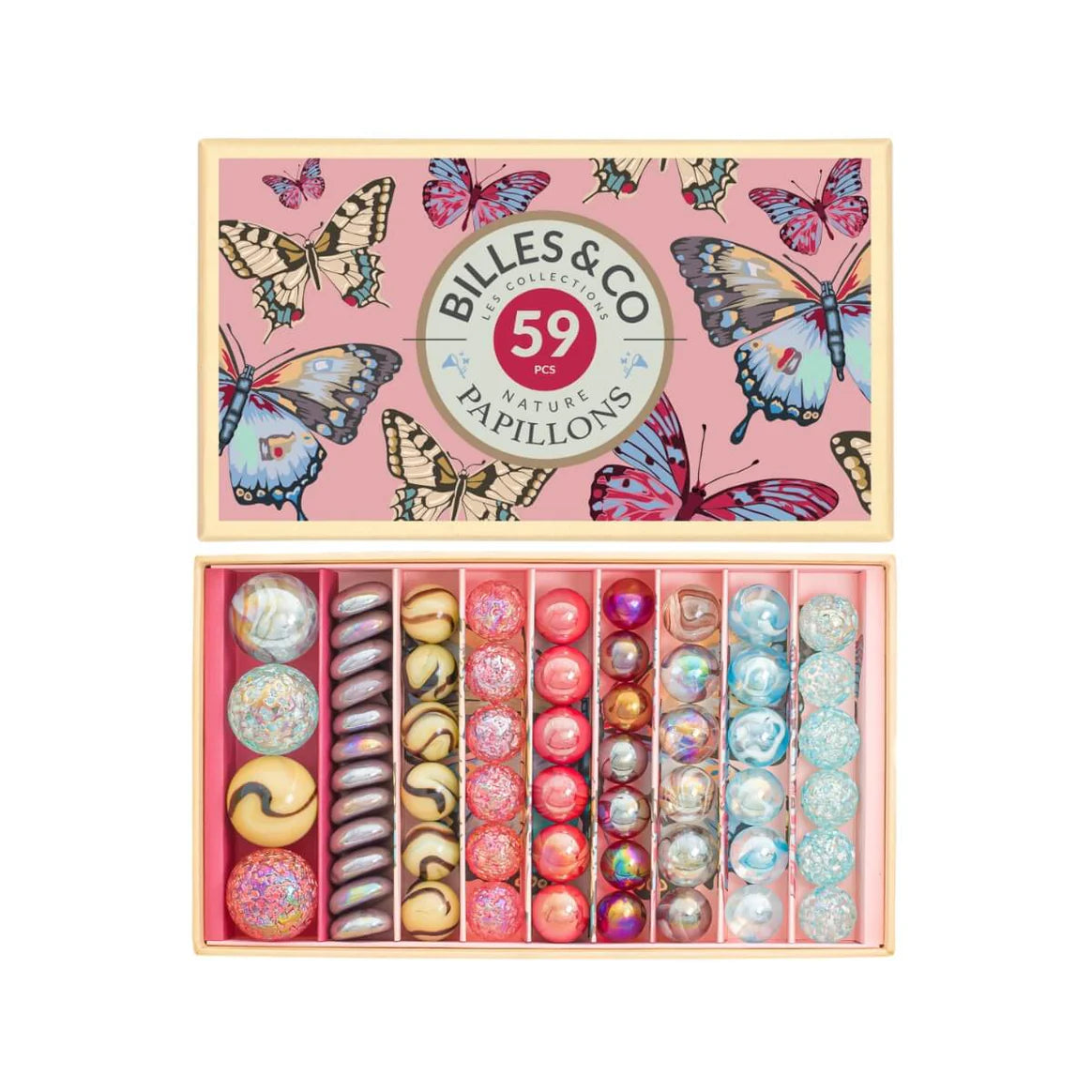 Billies & Co Marble - Treasure Box Anamorphic Butterfly Large