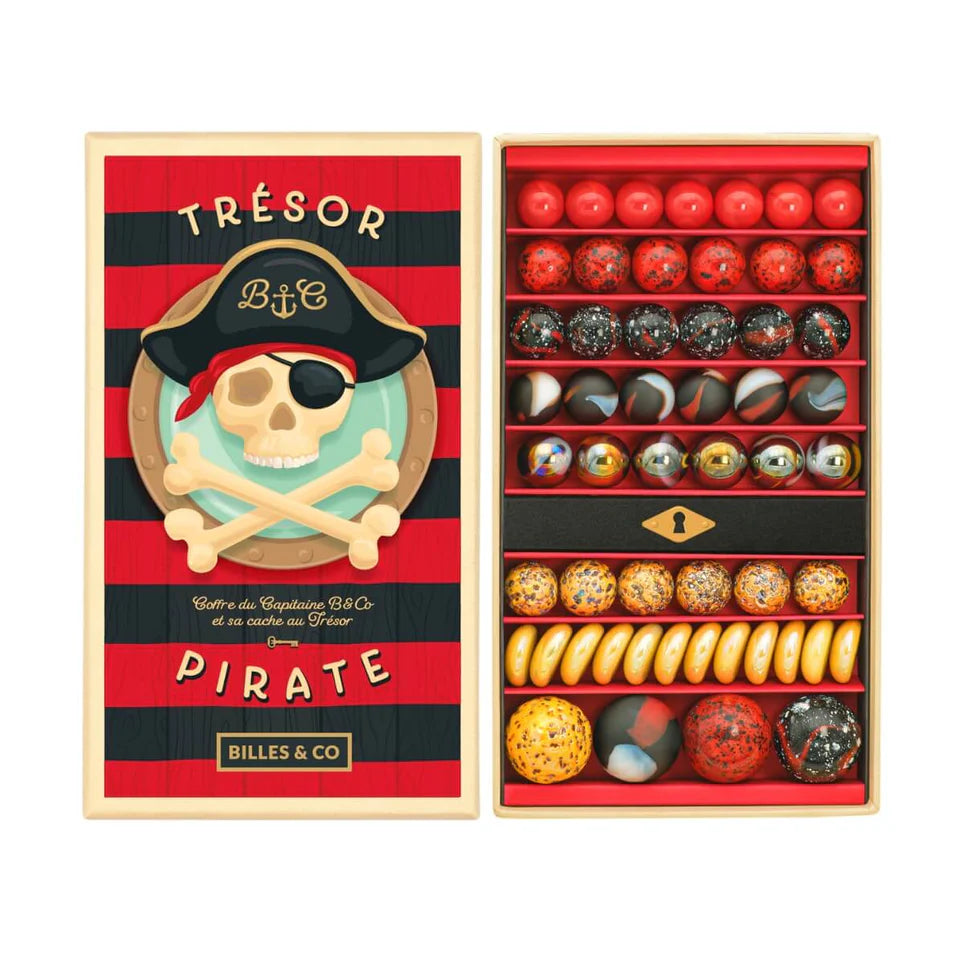 Billies & Co Marble - Treasure Box Pirate Treasure Large