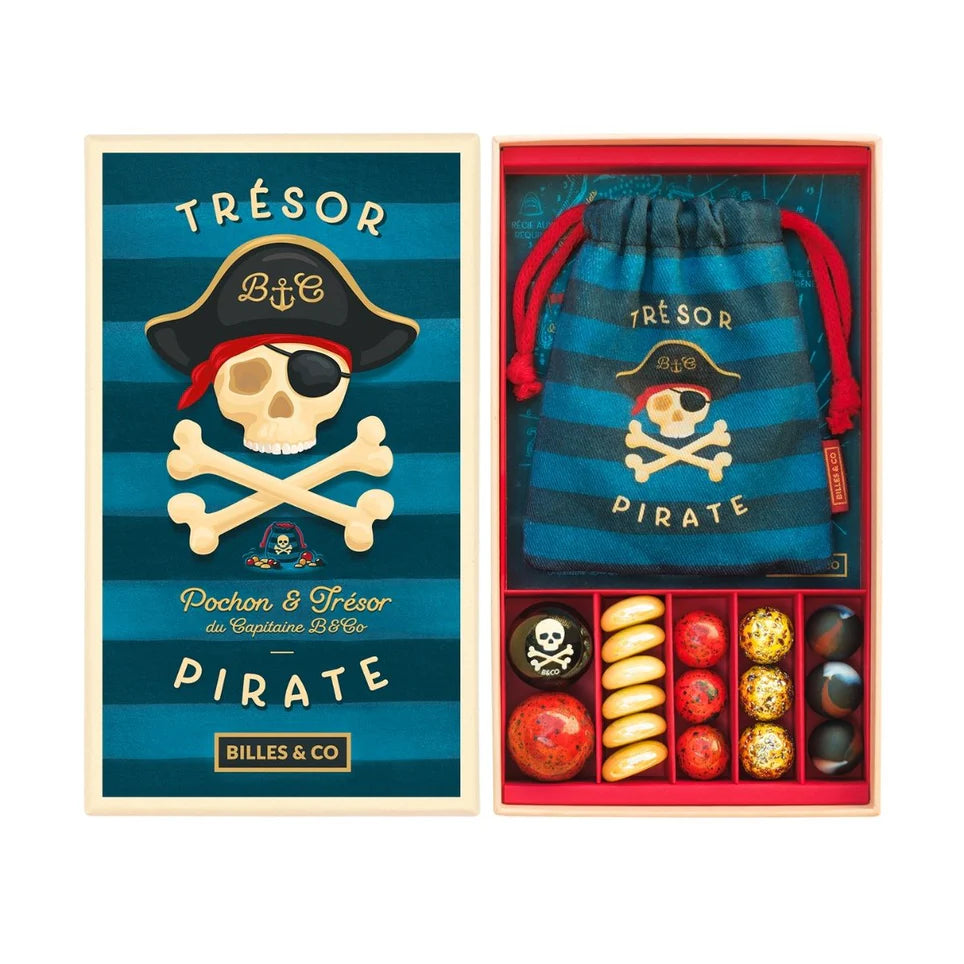 Billies & Co Marble - Treasure Pouch Box Pirate