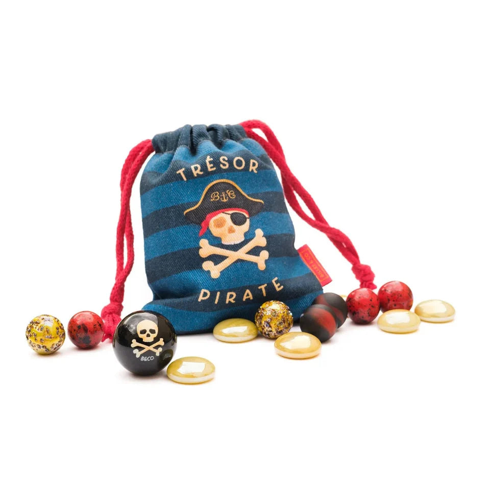 Billies & Co Marble - Treasure Pouch Box Pirate