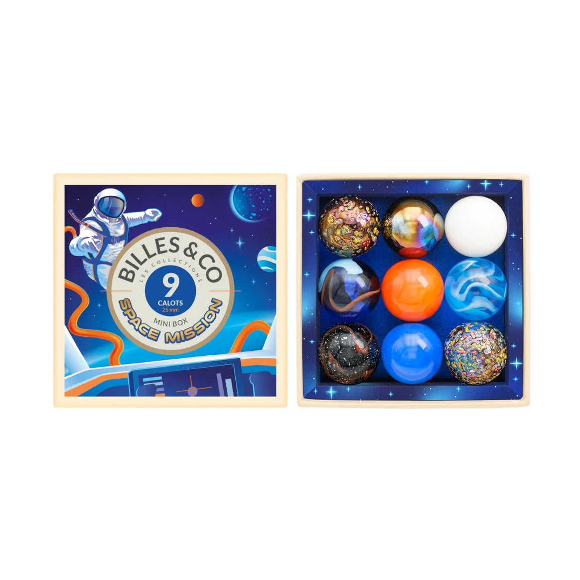 Billies & Co Marble - Treasure Giant Box Space Mission Small