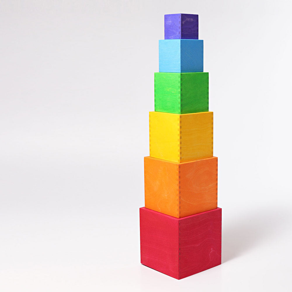 Grimm's - Stacking Boxes Rainbow